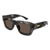 BV1357S Black recycled acetate Sunglasses - Shiny Black
