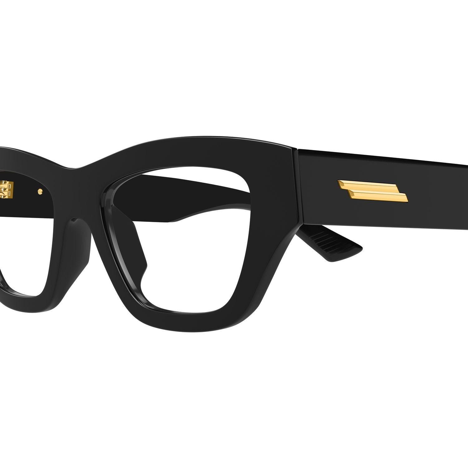 BV1360O Black recycled acetate Optical Frames - Shiny Black