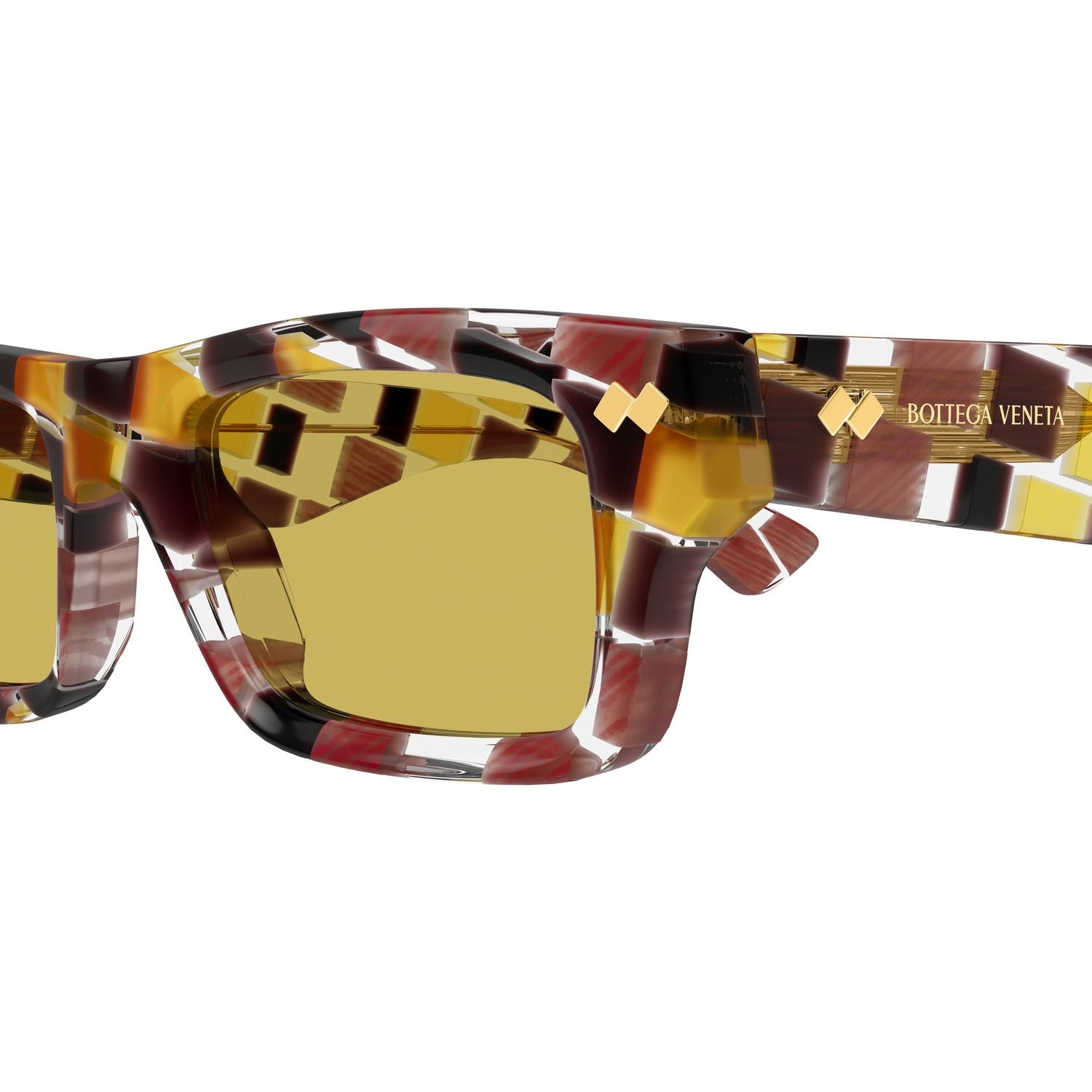 BV1351S Multicolor recycled acetate Sunglasses - Shiny Multicolor