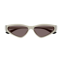 AM0493S White recycled acetate Sunglasses - Shiny White