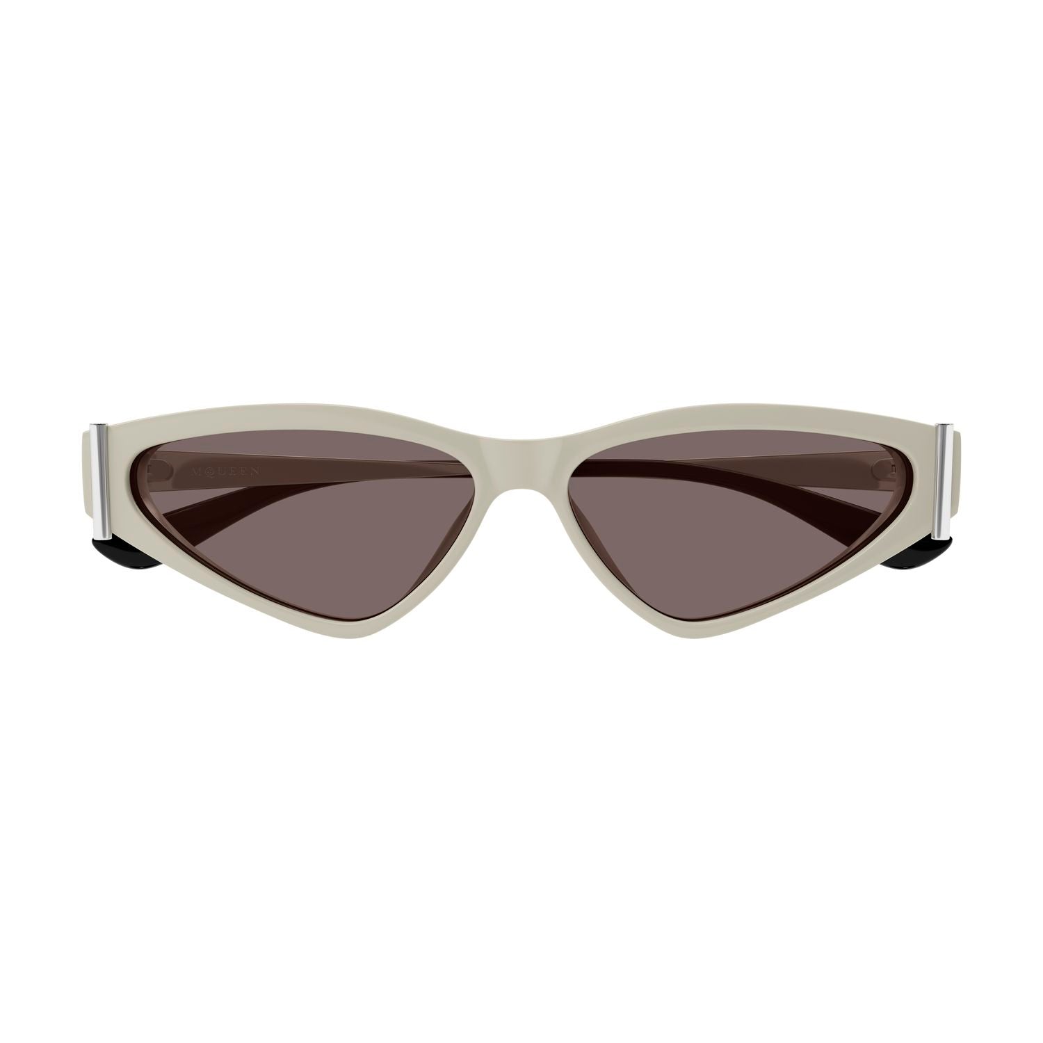 AM0493S White recycled acetate Sunglasses - Shiny White