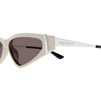 AM0493S White recycled acetate Sunglasses - Shiny White