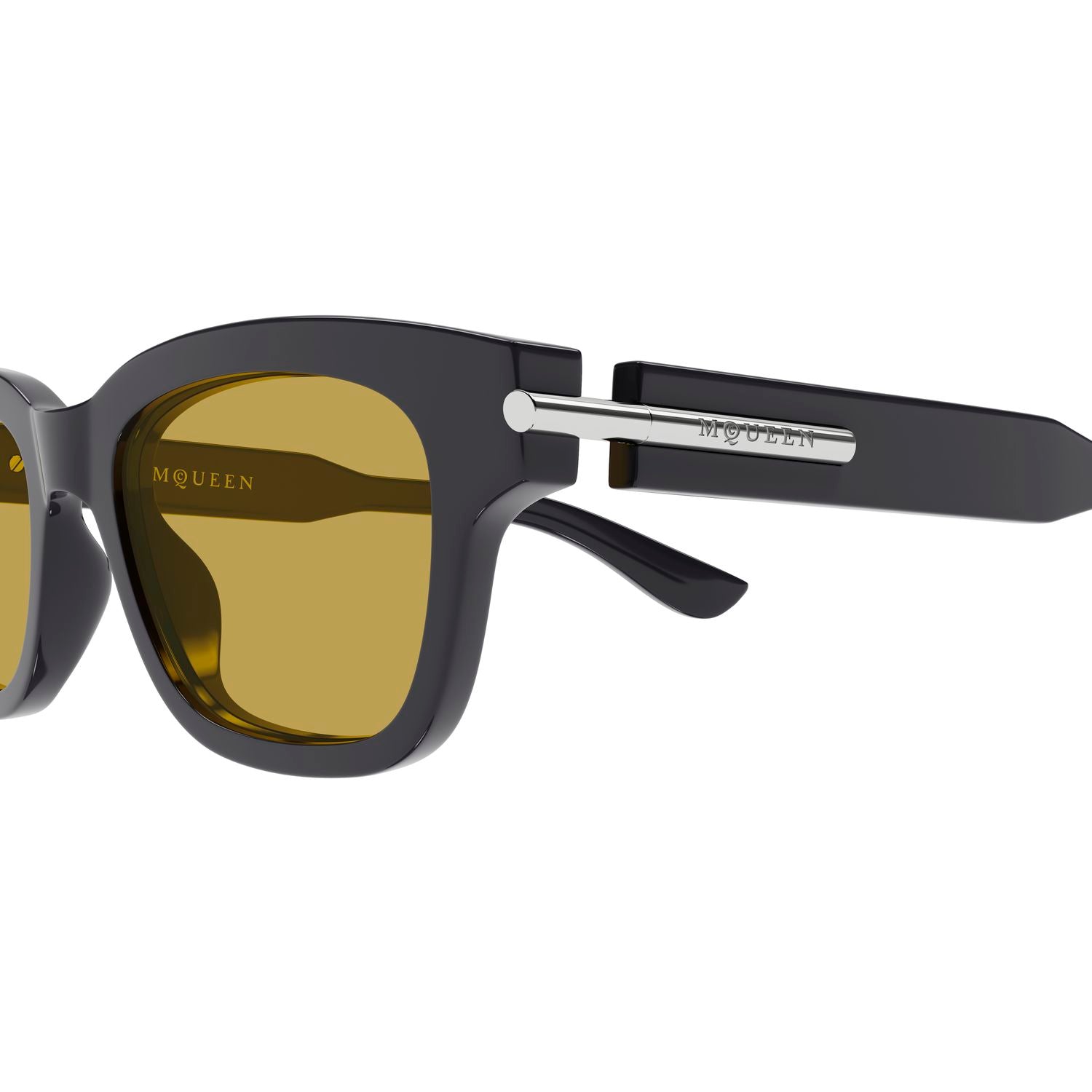 AM0497S Grey recycled acetate Sunglasses - Shiny Grey
