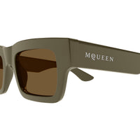 AM0508S Brown recycled acetate Sunglasses - Shiny Brown