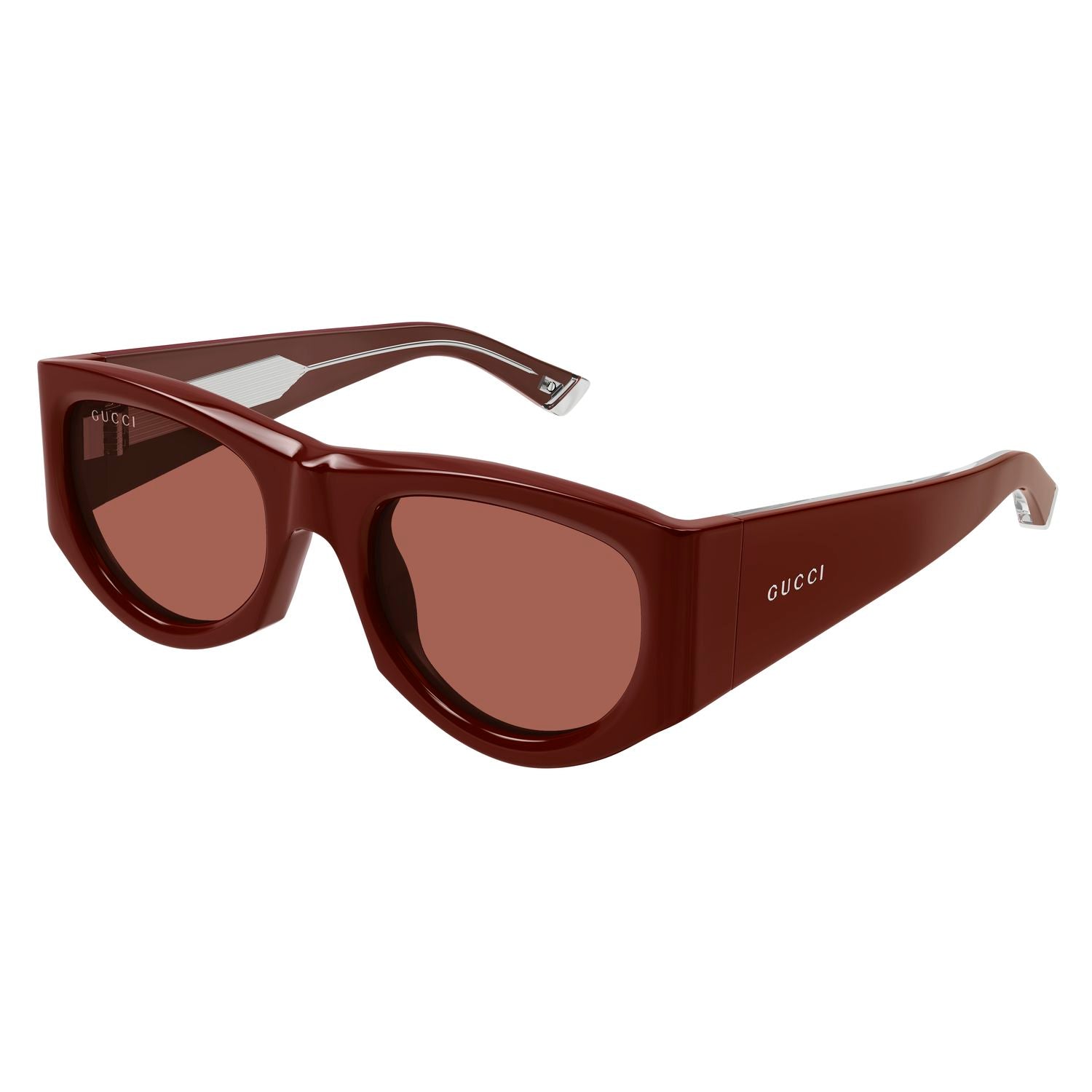 GG1917S Burgundy recycled acetate Sunglasses - Shiny Burgundy