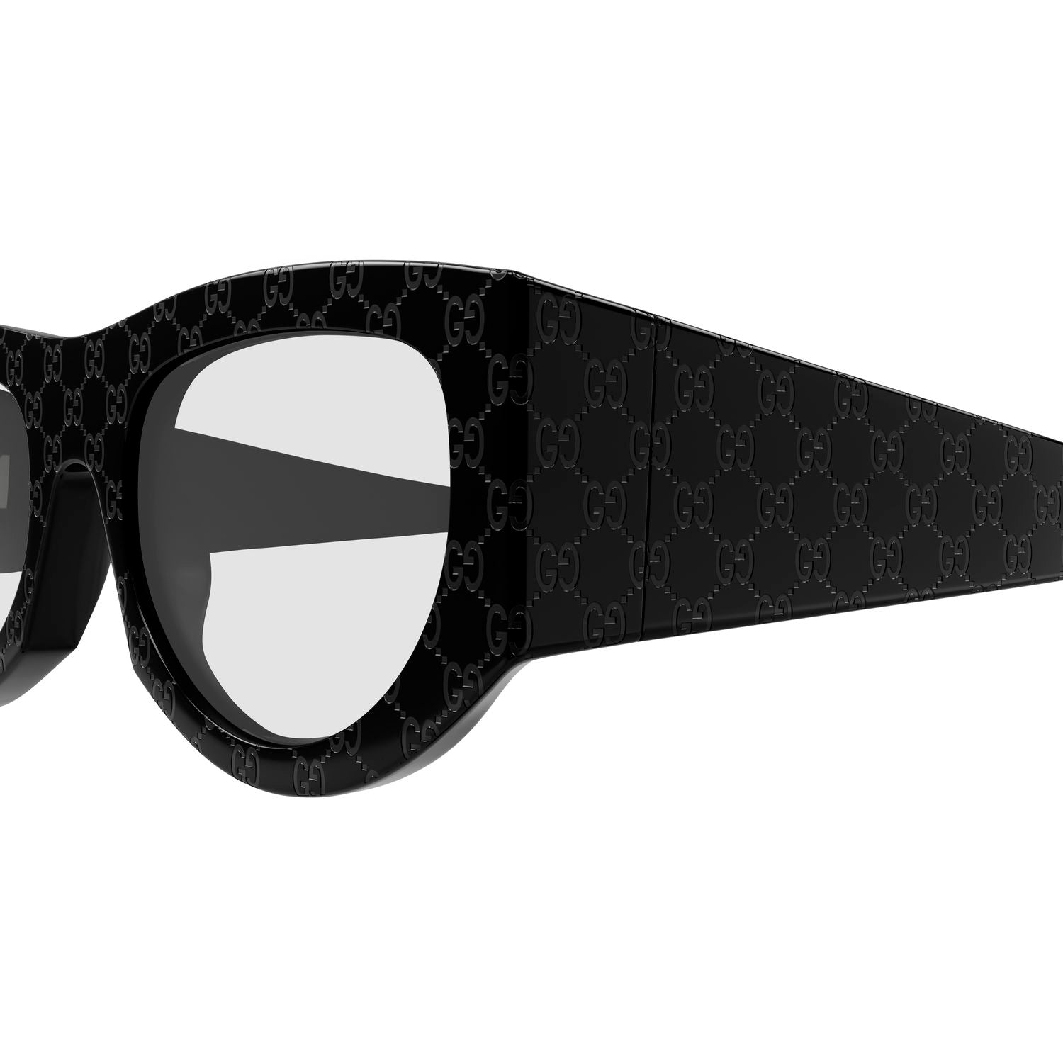 GG1918S Black recycled acetate Sunglasses - Shiny Black