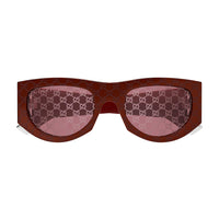 GG1918S Burgundy recycled acetate Sunglasses - Shiny Burgundy