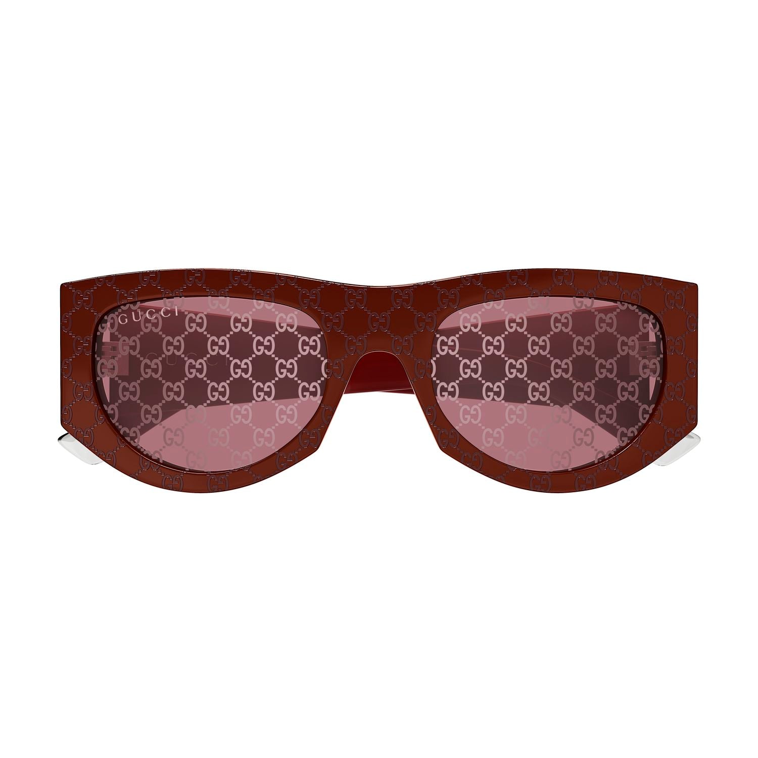 GG1918S Burgundy recycled acetate Sunglasses - Shiny Burgundy