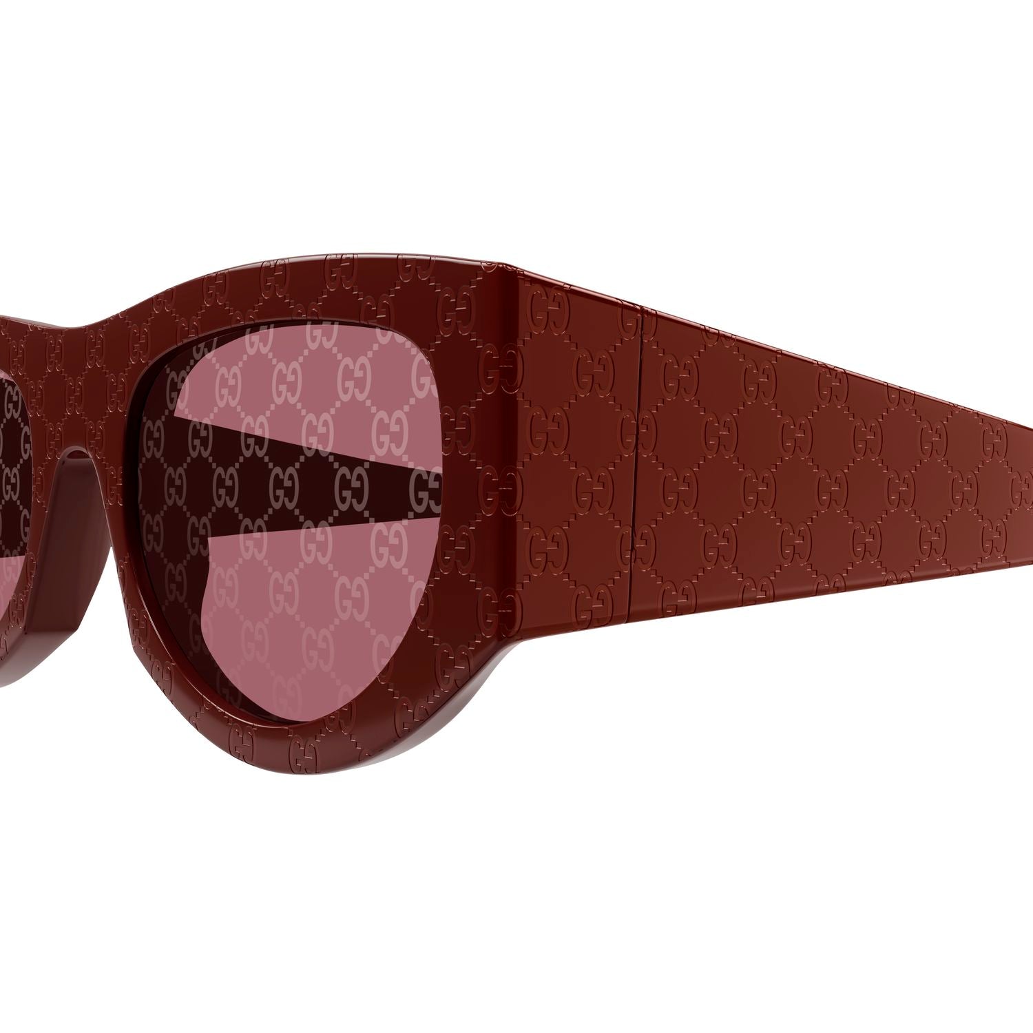 GG1918S Burgundy recycled acetate Sunglasses - Shiny Burgundy