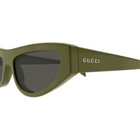 GG1919S Green recycled acetate Sunglasses - Shiny Green