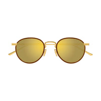 BV1389S Gold metal Sunglasses - Shiny Transparent Gold