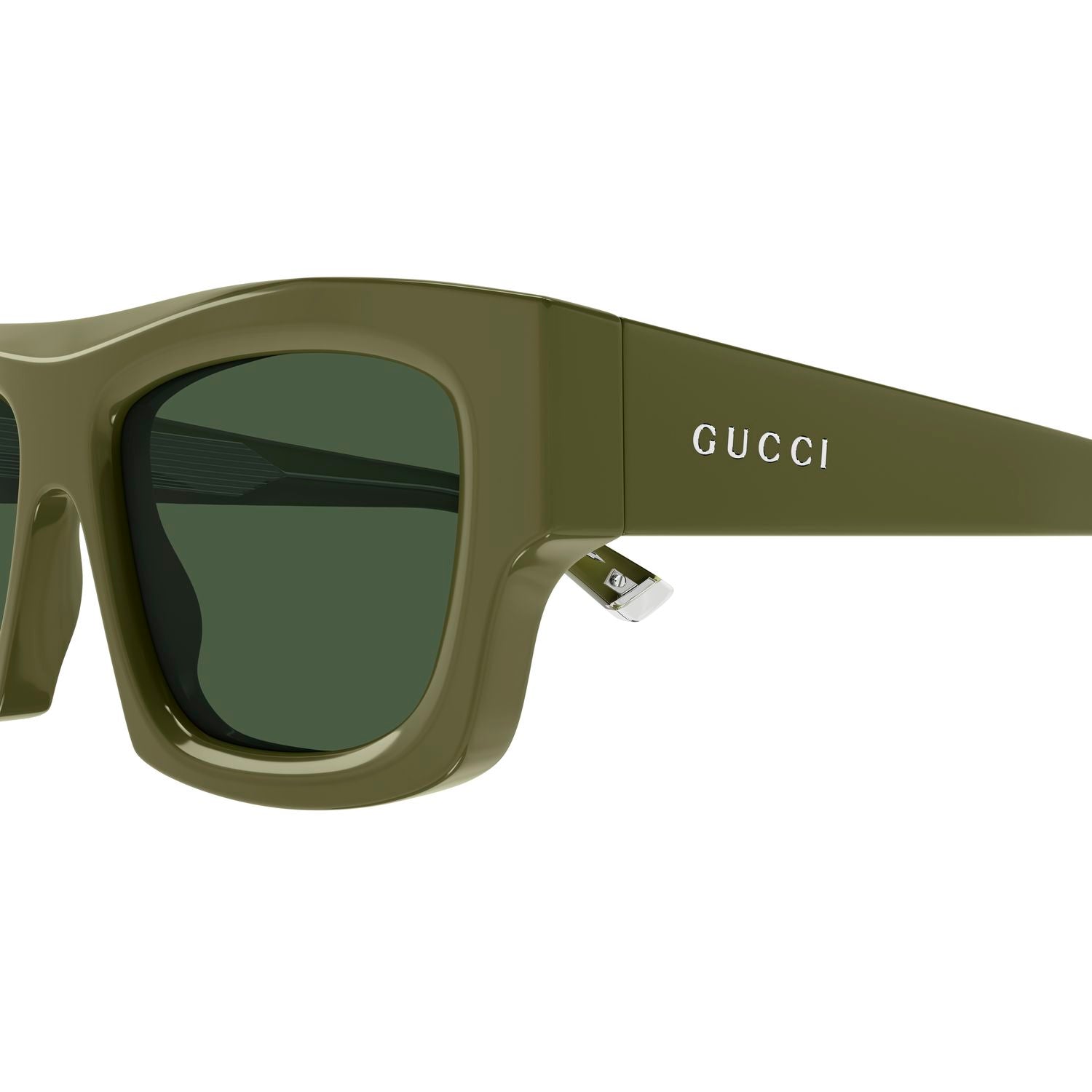 GG1926S Green recycled acetate Sunglasses - Shiny Green