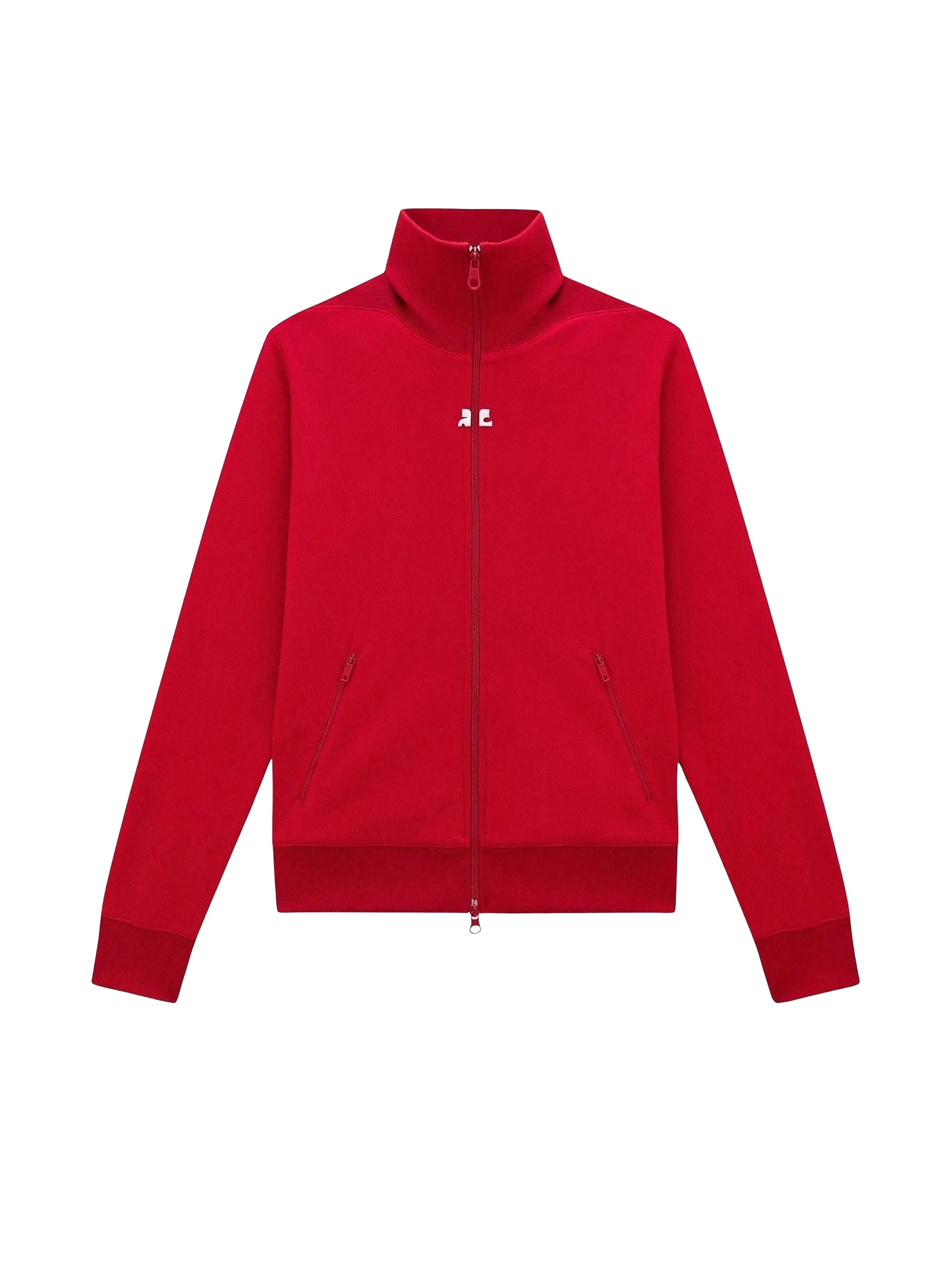 Zipped jogging Jacket - Red