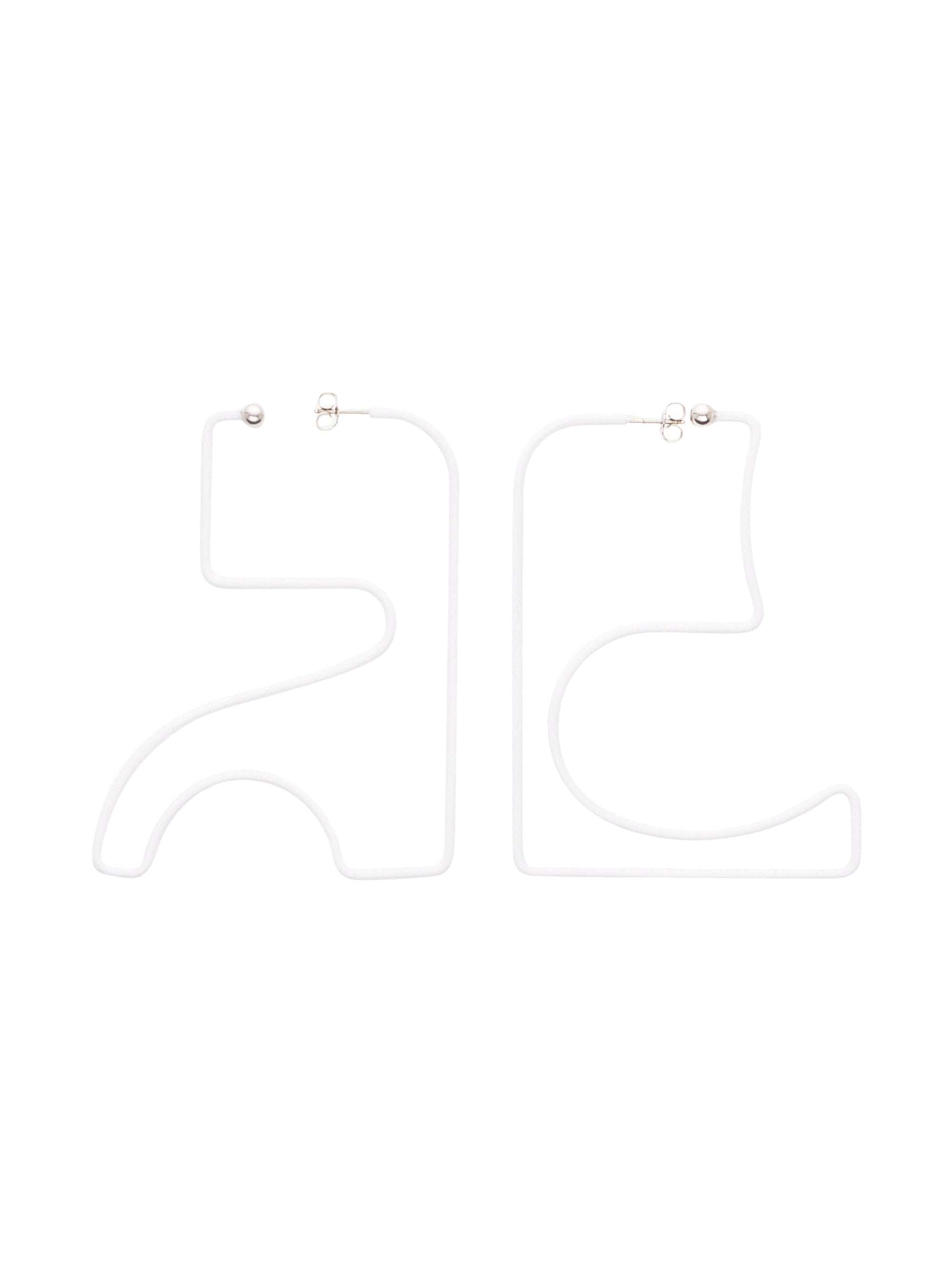 AC Earrings - Heritage White