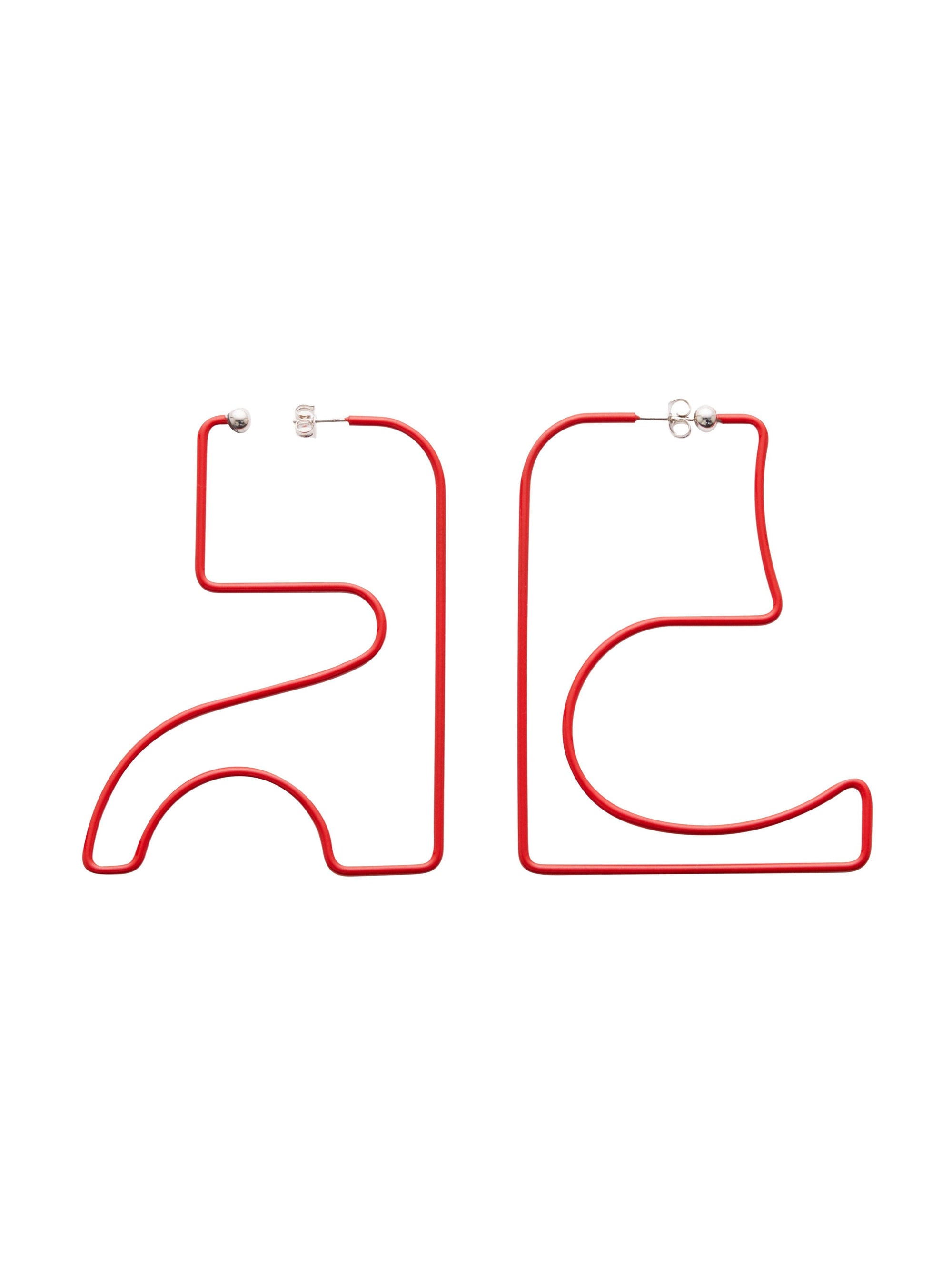 AC Earrings - Heritage Red