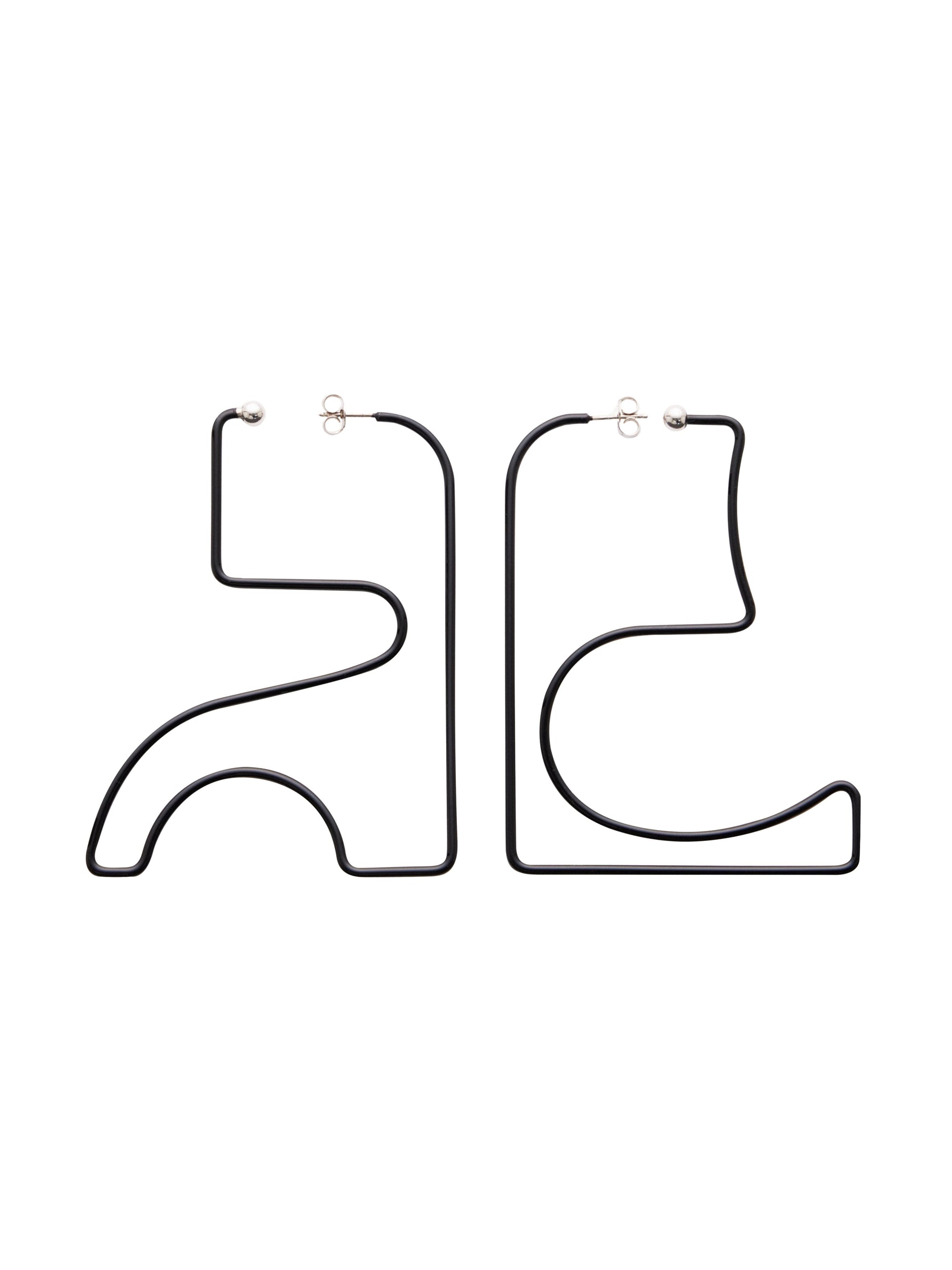 AC Earrings - Black