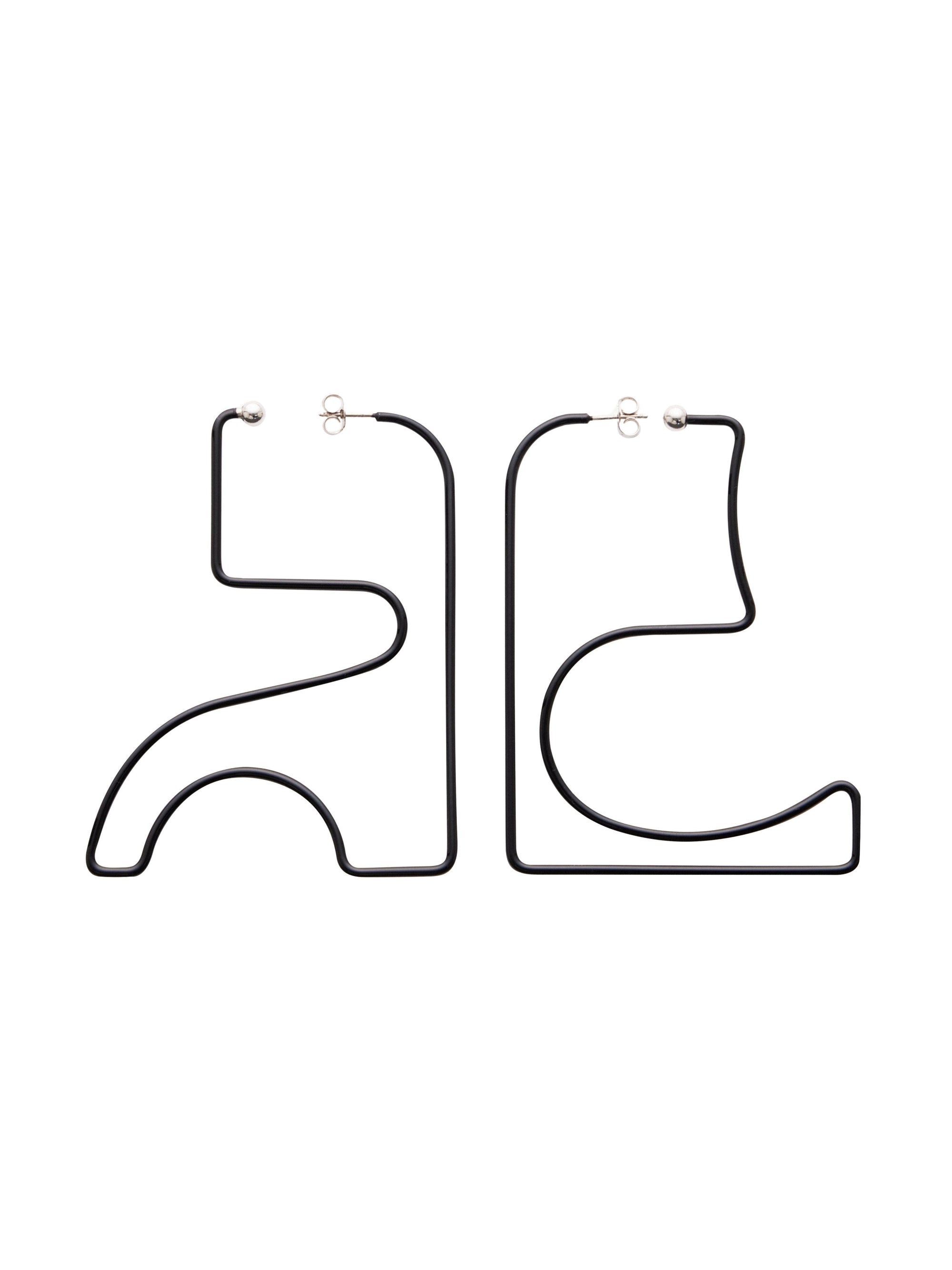 AC Earrings - Black