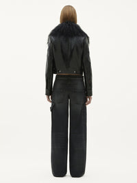 Workwear vinyl Jacket - Black