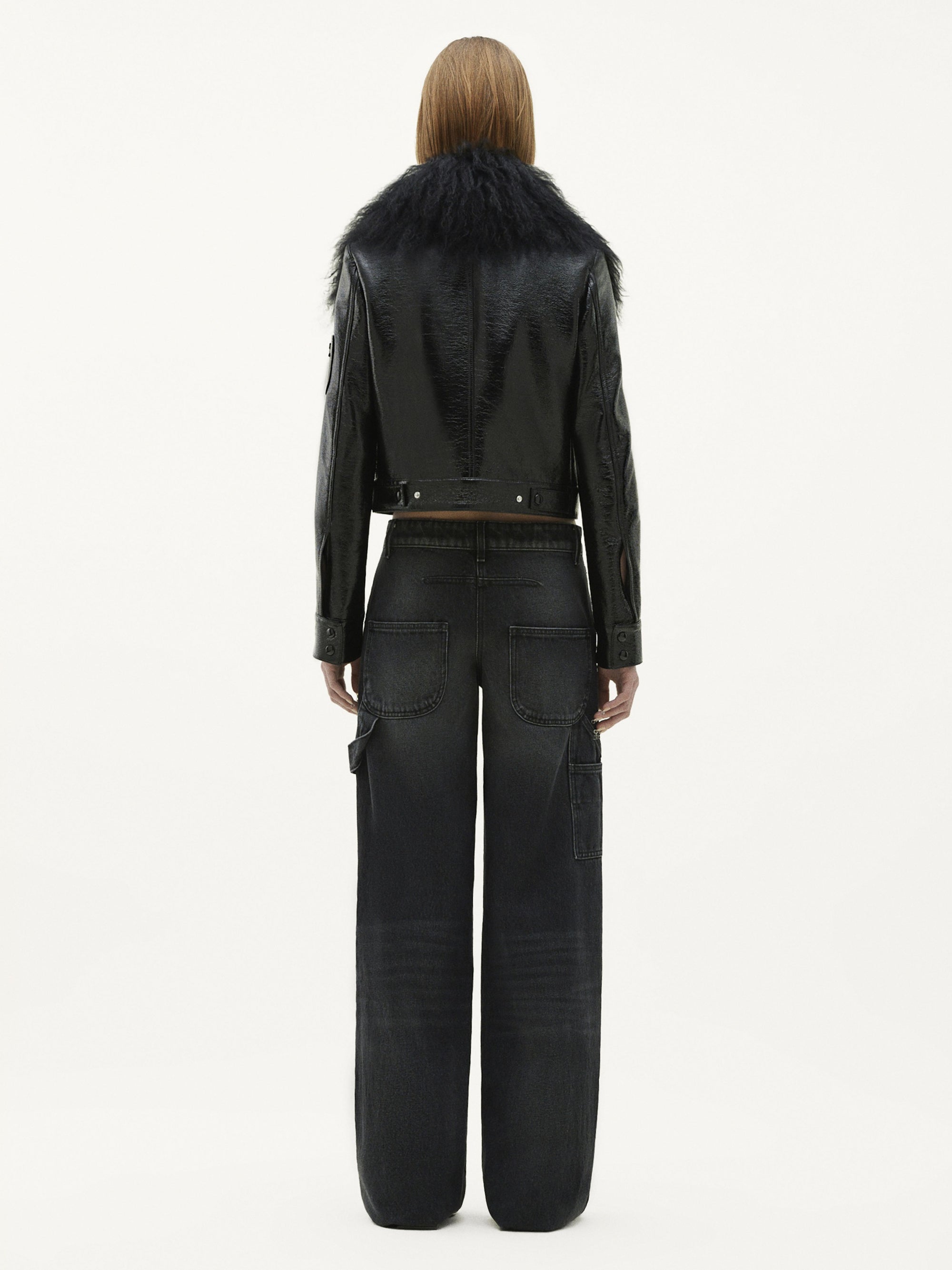 Workwear vinyl Jacket - Black