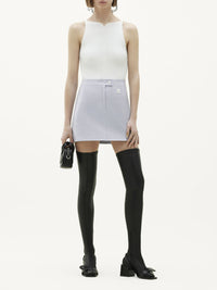 Iconic vinyl Skirt - Purple