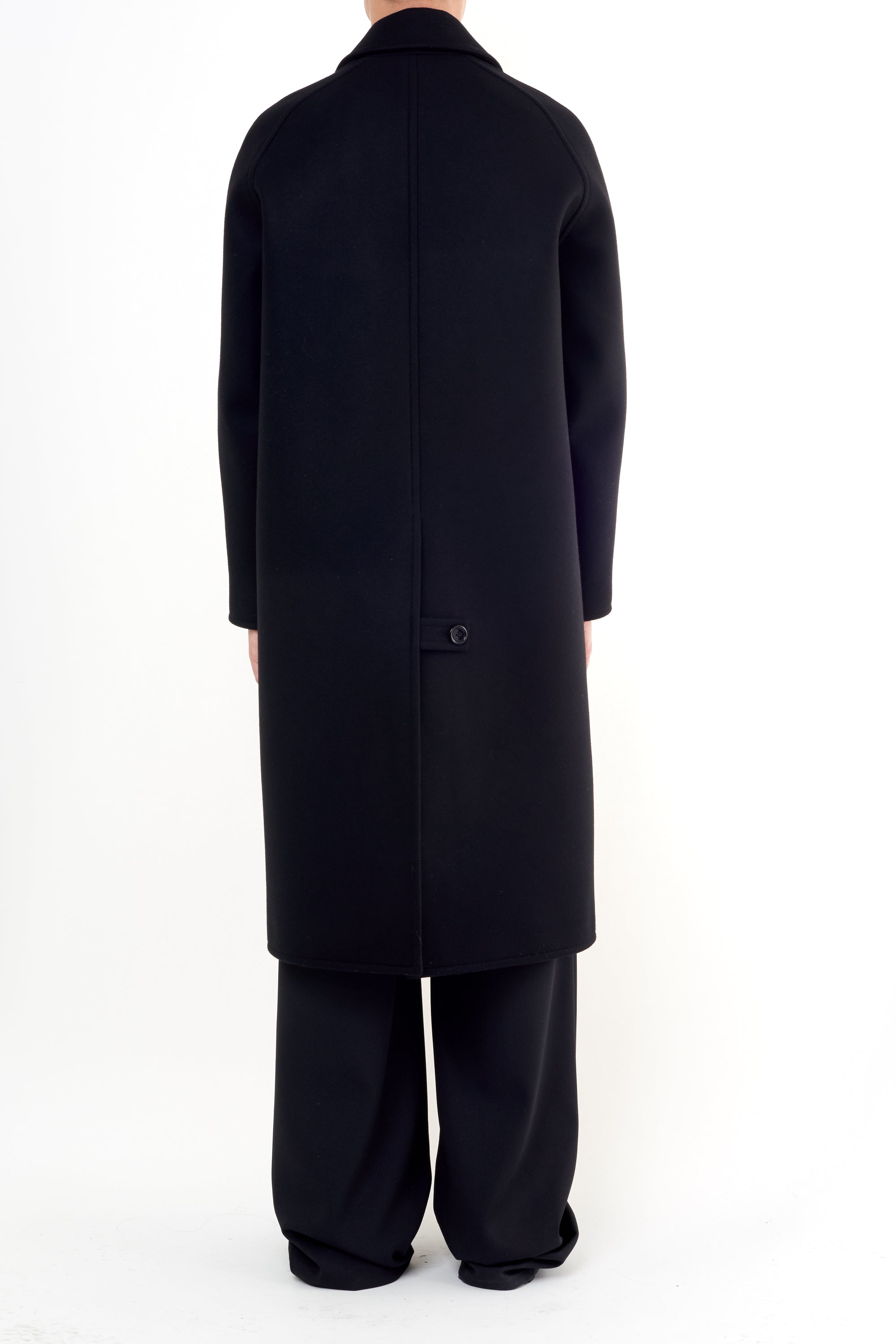 Oversized wool Coat - Black