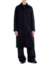 Oversized wool Coat - Black