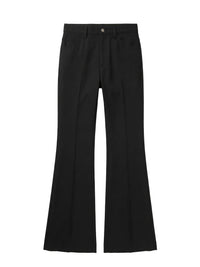 5-pockets retro twill Pant - Black