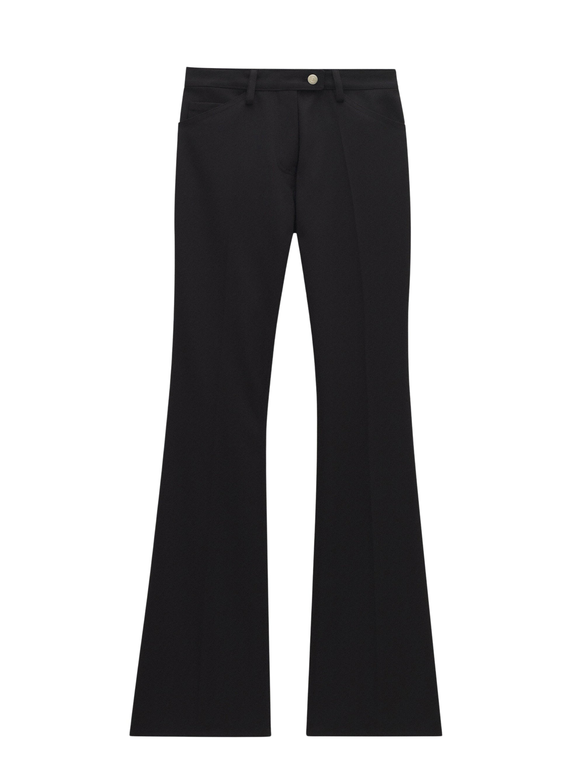 70'S Bootcut twill Pant - Black