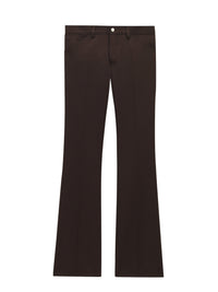 Bootcut 70'S retro twill Pant - Brown
