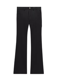 Bootcut 70'S retro twill Pant - Black