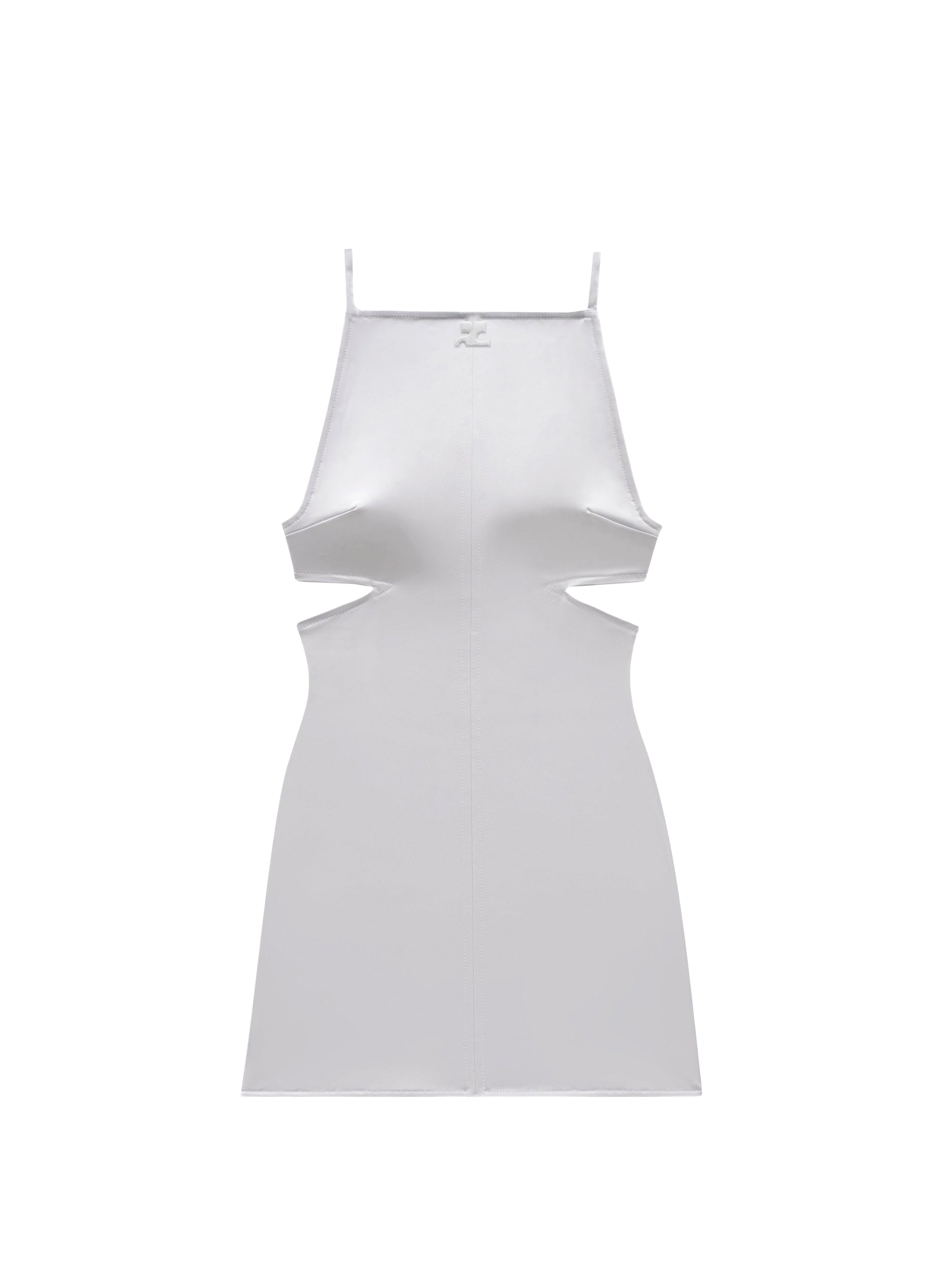 Swallow neckline Dress - Blue