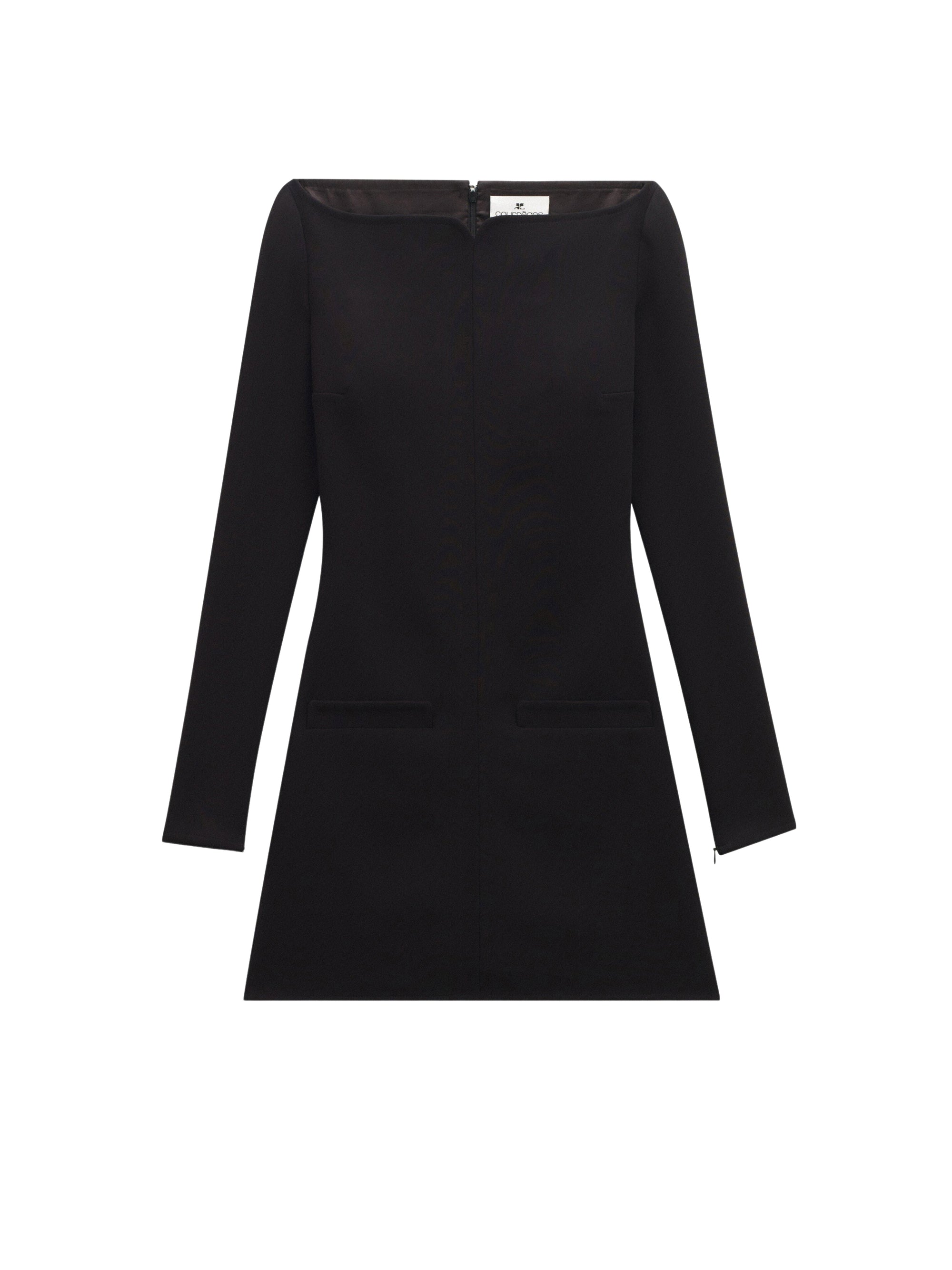 Heritage crepe Dress - Black