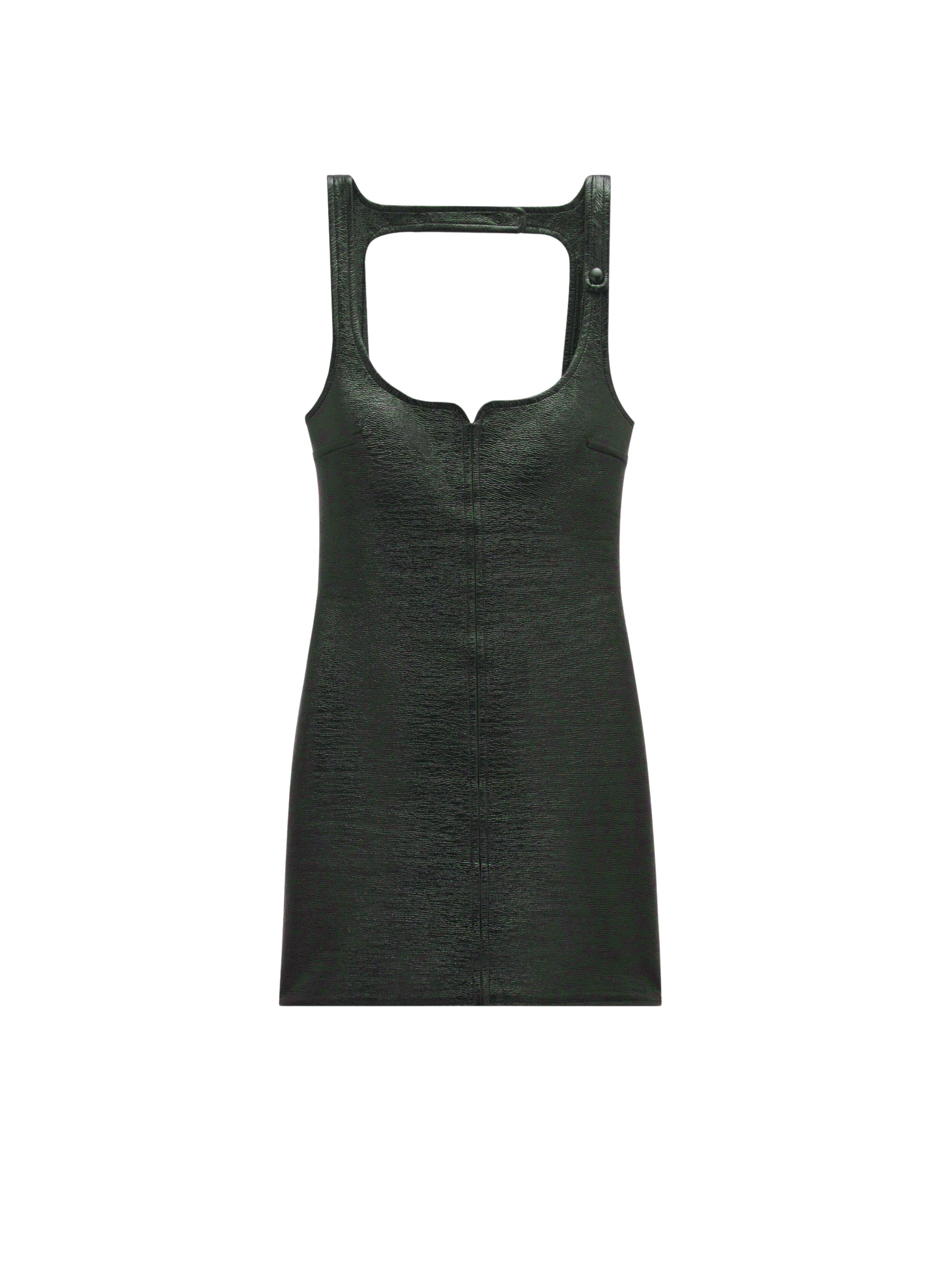 Swallow Vinyl Dress - Green