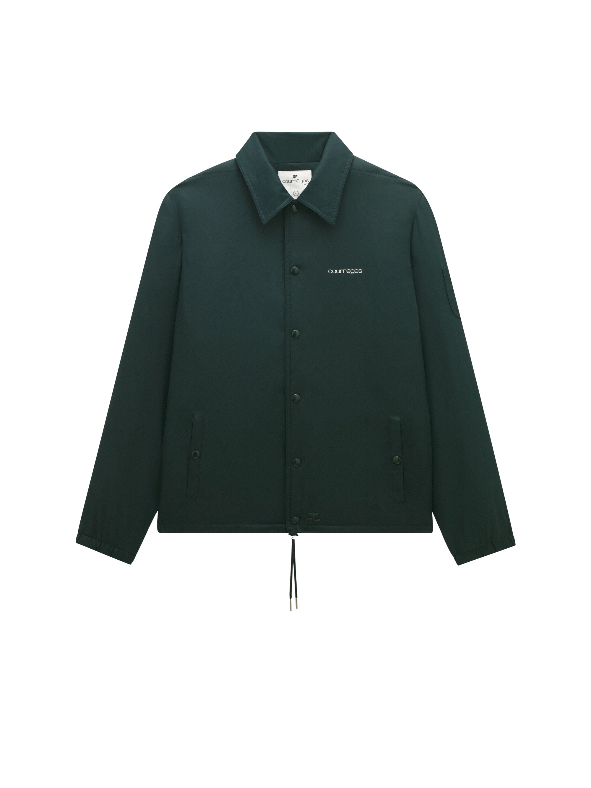 Courreges fur coach Jacket - Green
