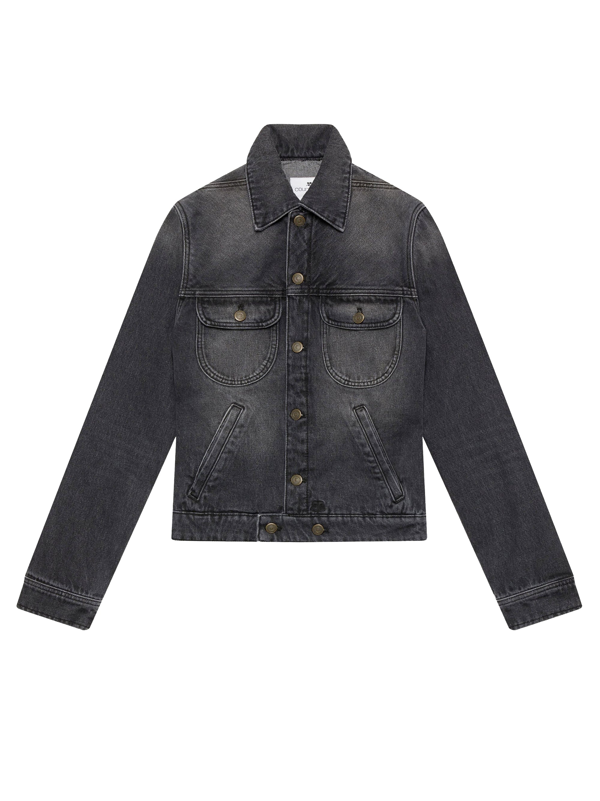 Signature stonewashed Jacket - Stonewashed Grey