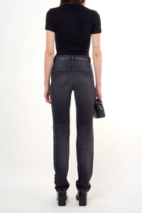 5-pockets denim Pant - Grey