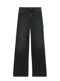 Baggy black denim Pant - Grey