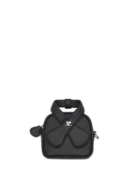 Loop leather mini Bag - Black