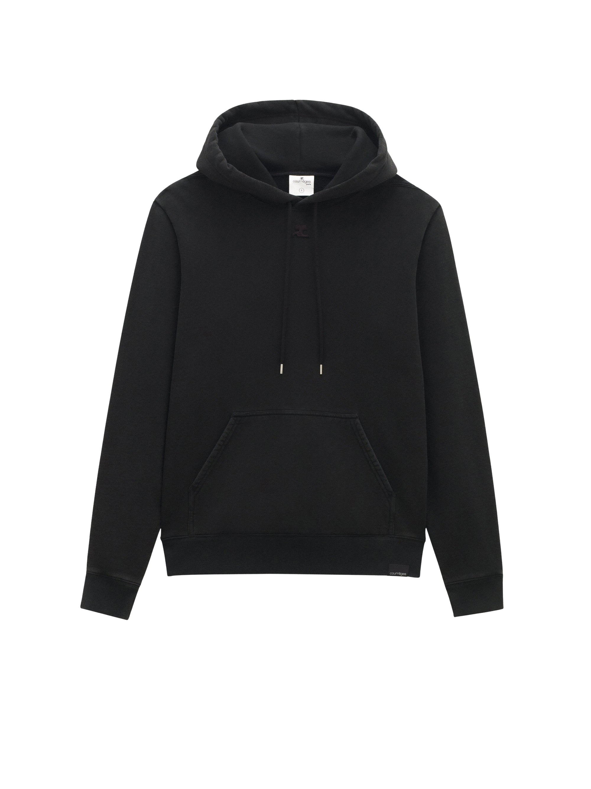 Swallow fleece Hoodie - Stonewashed Grey
