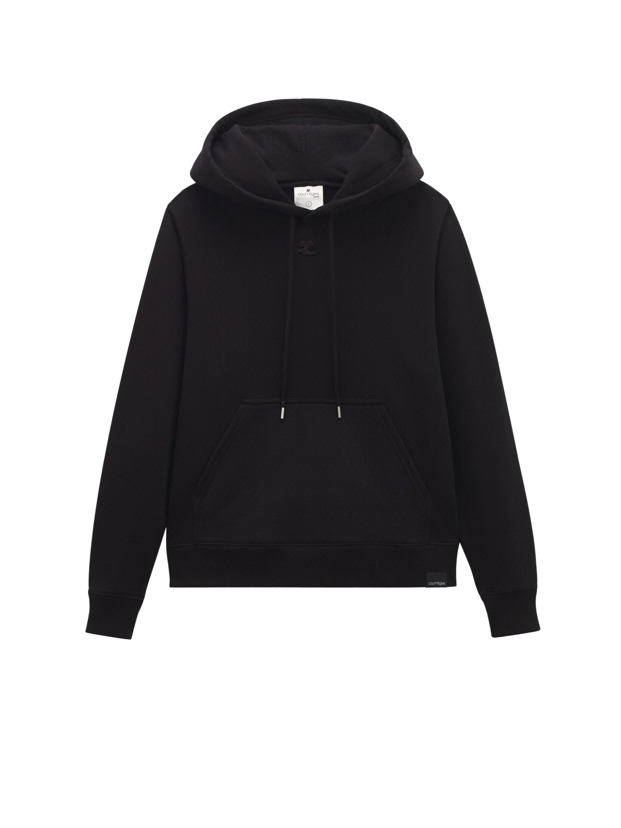 Swallow fleece Hoodie - Black