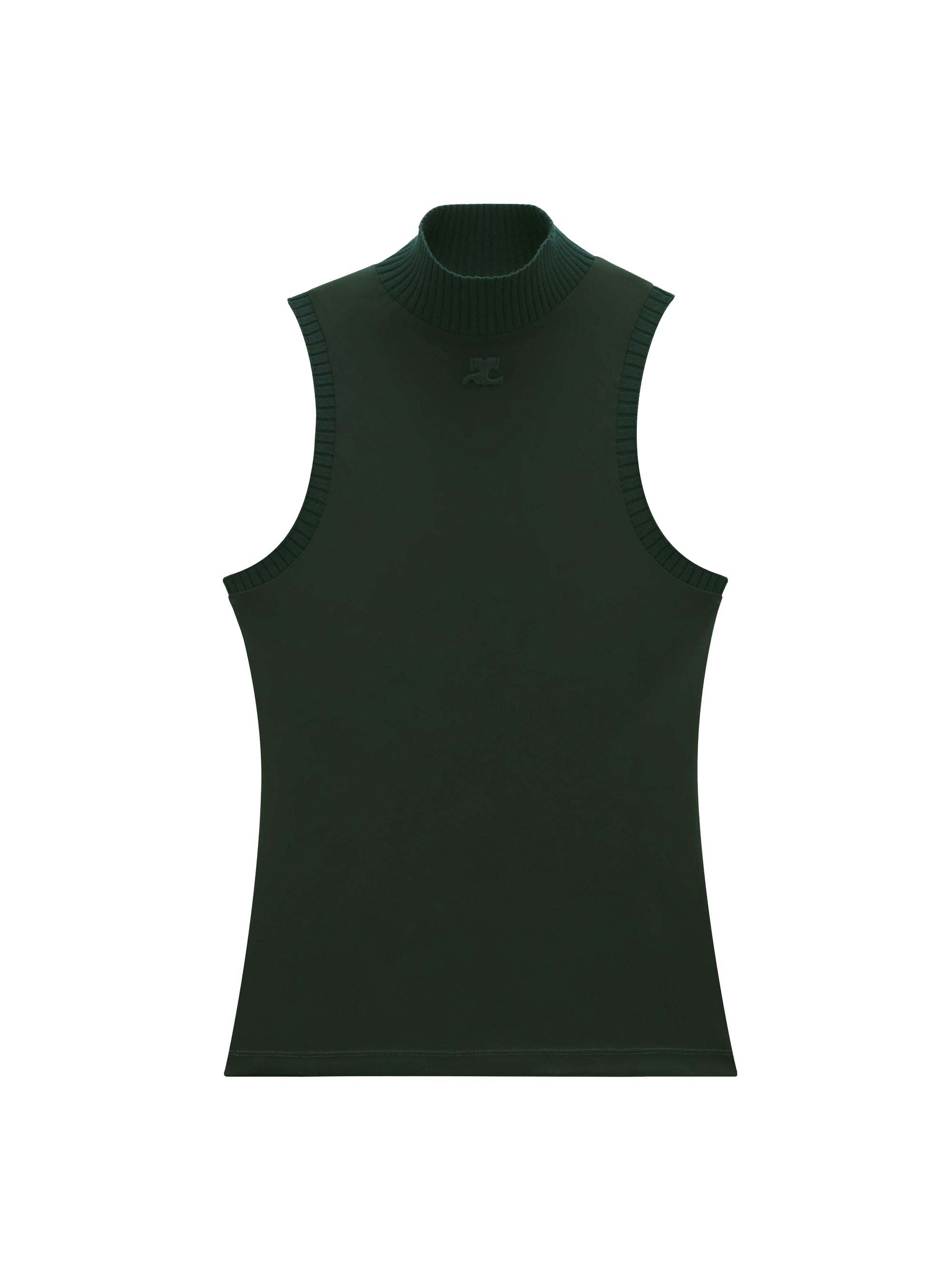 Second skin sleeveless Top - Green