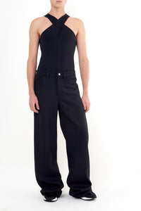 Criss cross Top - Black