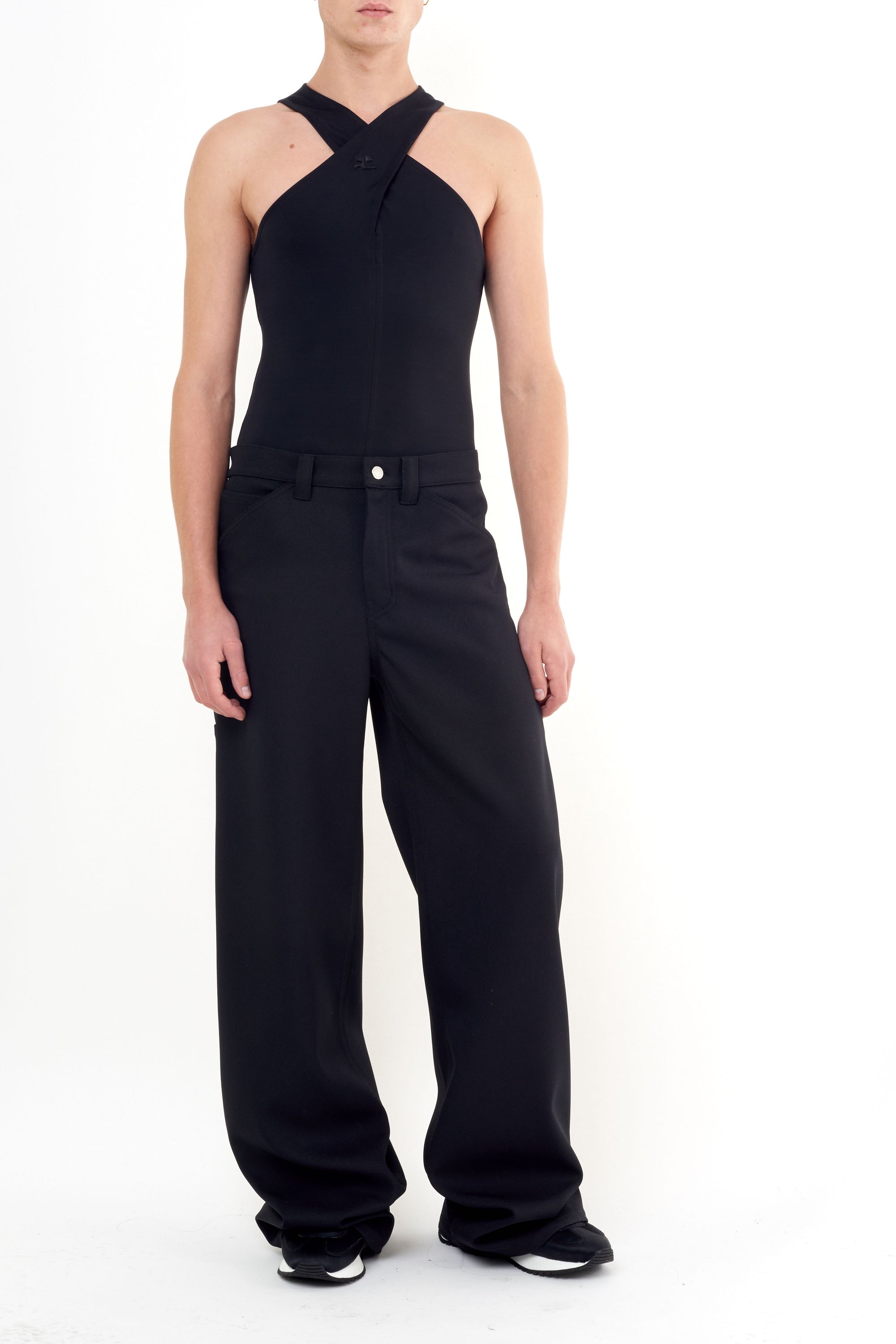 Criss cross Top - Black