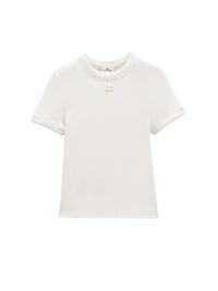 Bumpy signature T-shirt - White