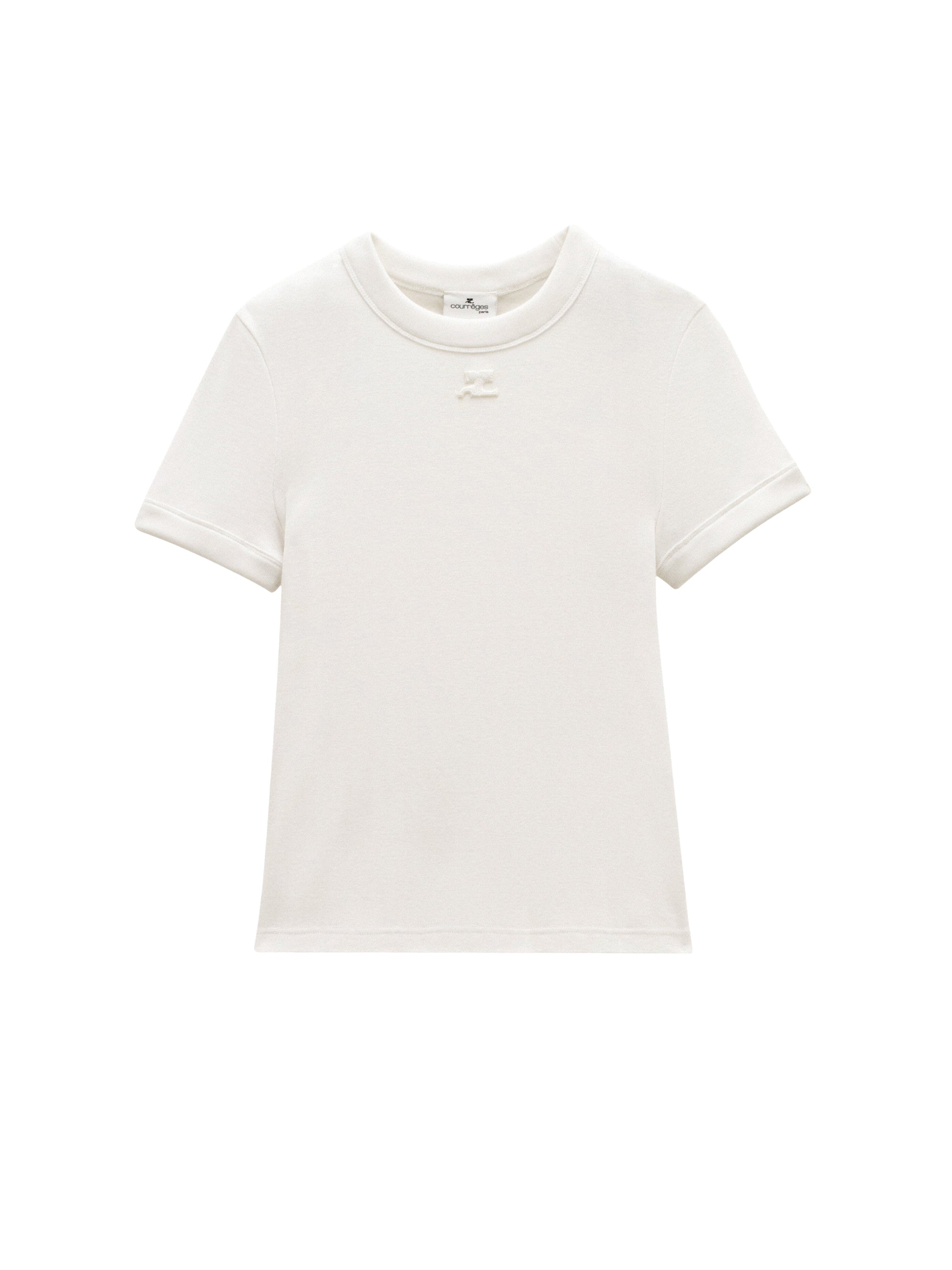 Bumpy signature T-shirt - White