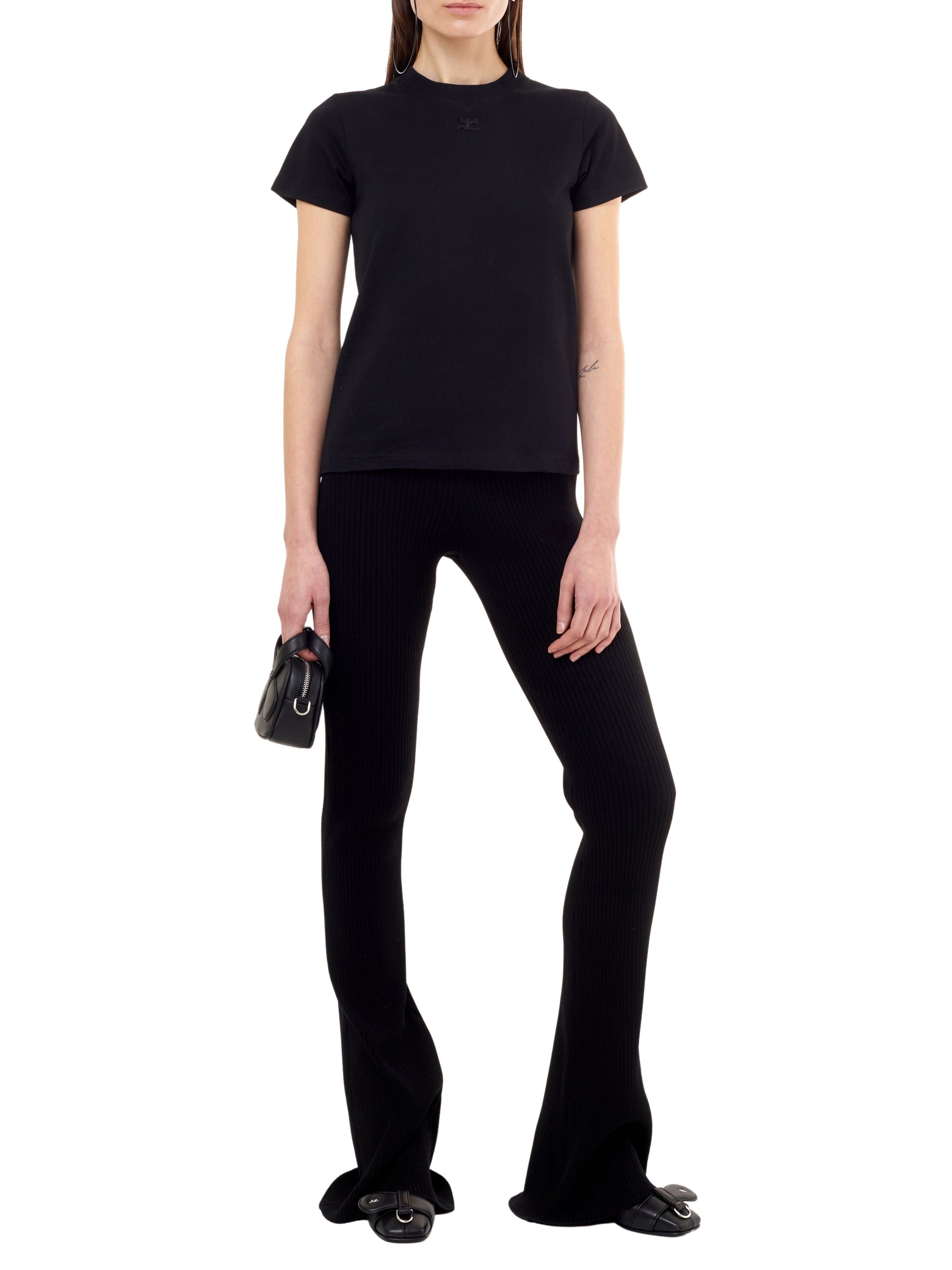 Swallow cotton T-shirt - Black