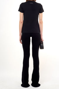 Swallow cotton T-shirt - Black