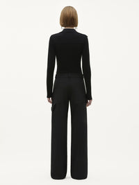 Ac long sleeves milano knit Sweater - Black