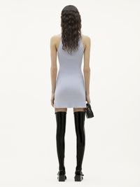 Swallow rib knit Dress - Lavande Fonce