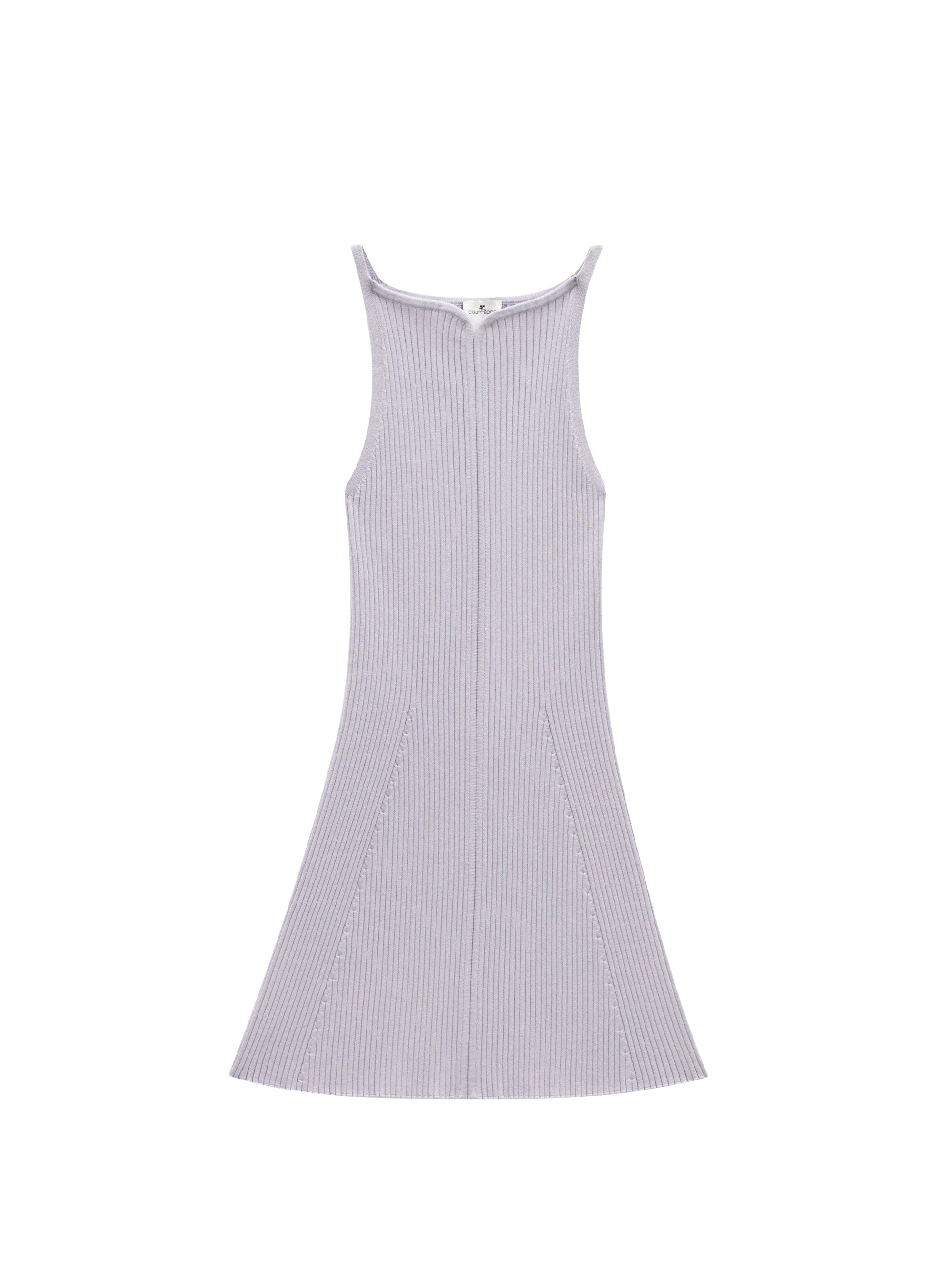 Swallow rib knit Dress - Lavande Fonce